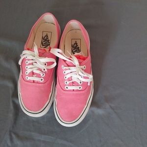 Pink Vans 8.5